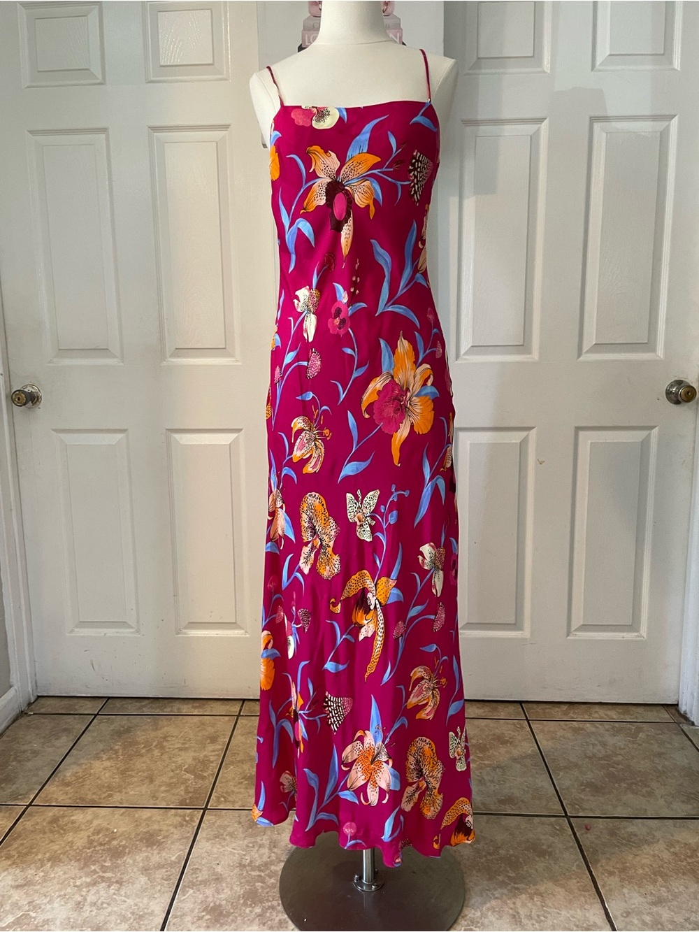 Farm Rio x Anthropologie Maxi Slip Dress Small